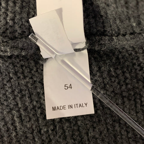 BRUNELLO CUCINELLI Size L Grey Camel Wool Cashmere Silk Turtleneck Pullover