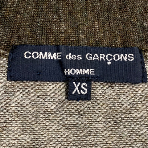COMME des GARCONS HOMME Size XS Multi Color Patchwork Cotton Wool Cardigan