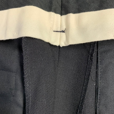 BILLY BLUE Size S Black Virgin Wool Shirt Jacket Suit
