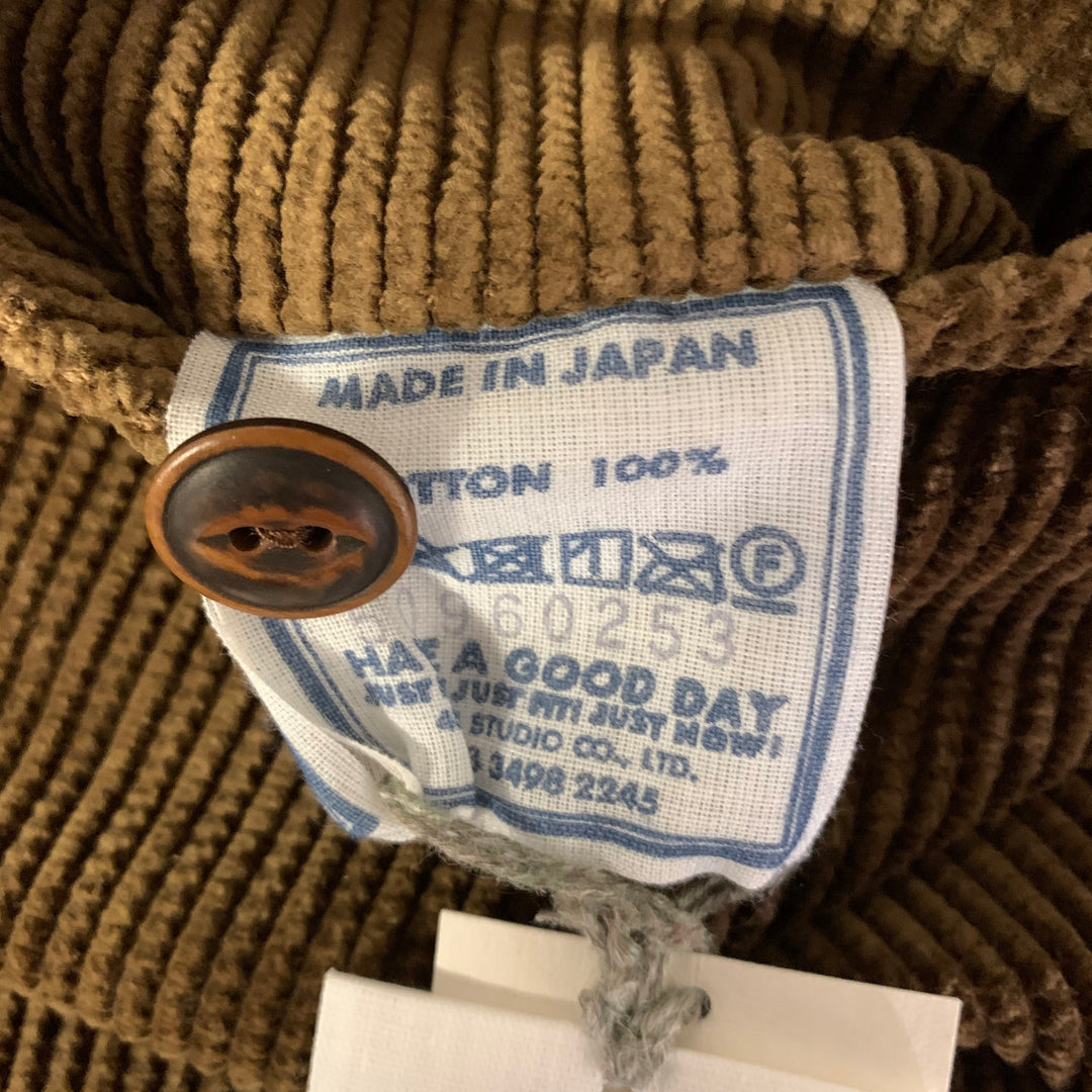 45rpm Size L Brown Corduroy Cotton Pants