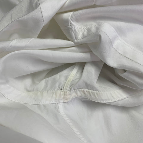 TOM FORD Size M White Cotton Curved Cutaway French Cuffs Long Sleeve Shirt