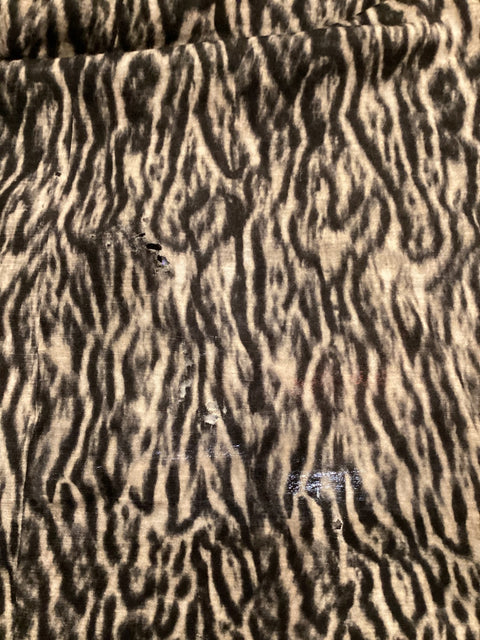 HAIDER ACKERMANN Size S Tan Black Leopard  Print Cotton Blend Tank Top
