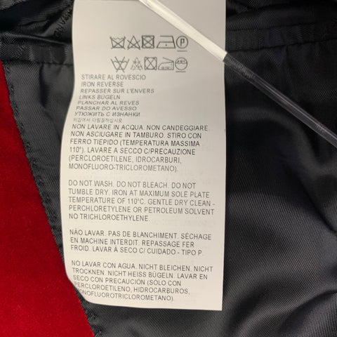 GOLDEN GOOSE Size S Red Burgundy Two Toned Cotton Sport Coat