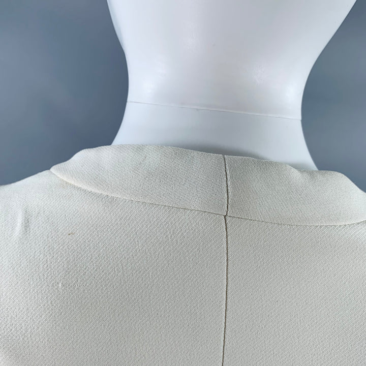 GARETH PUGH SS09 Size M White Black  Two Tone Open Front Coat