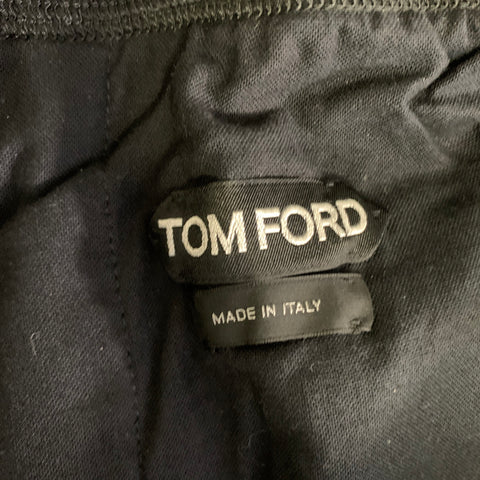 TOM FORD Size 36 Black Viscose Polyamide Sweatpants Casual Pants
