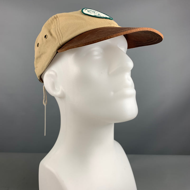 AIME LEON DORE One Size Beige Brown Patch Twill Hats