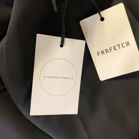 PAUL SMITH Size 34 Black Wool Zip Fly Dress Pants