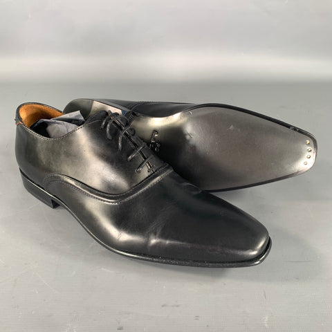 PS by PAUL SMITH Size 8 Black Solid Leather Lace Up Lace Up Shoes