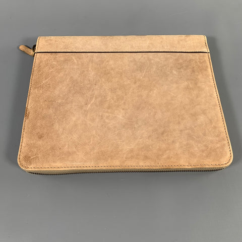 BRUNELLO CUCINELLI Taupe Leather iPad Case Leather Goods