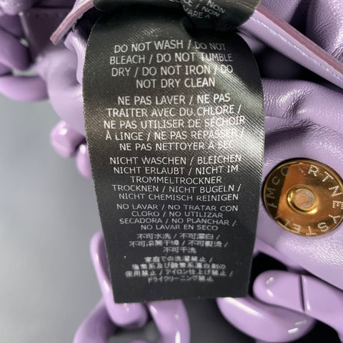 STELLA McCARTNEY Purple Faux Leather Handbag