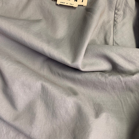 MARNI Size 40 Blue Grey Stripe Wool Zip Up Tracksuit