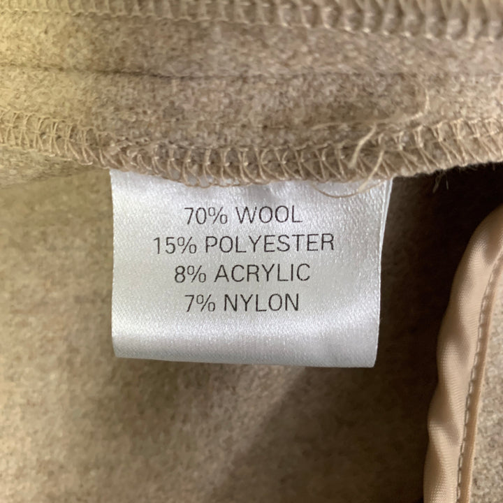 THE FRANKIE SHOP Size XS/S Brown Modacrylic Blend Faux Fur Notch Lapel Coat