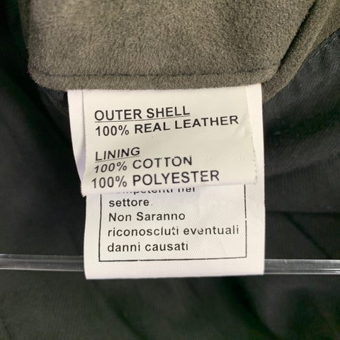 ALLSAINTS Size M Brown Grey Cotton Blend Double Layer Jacket