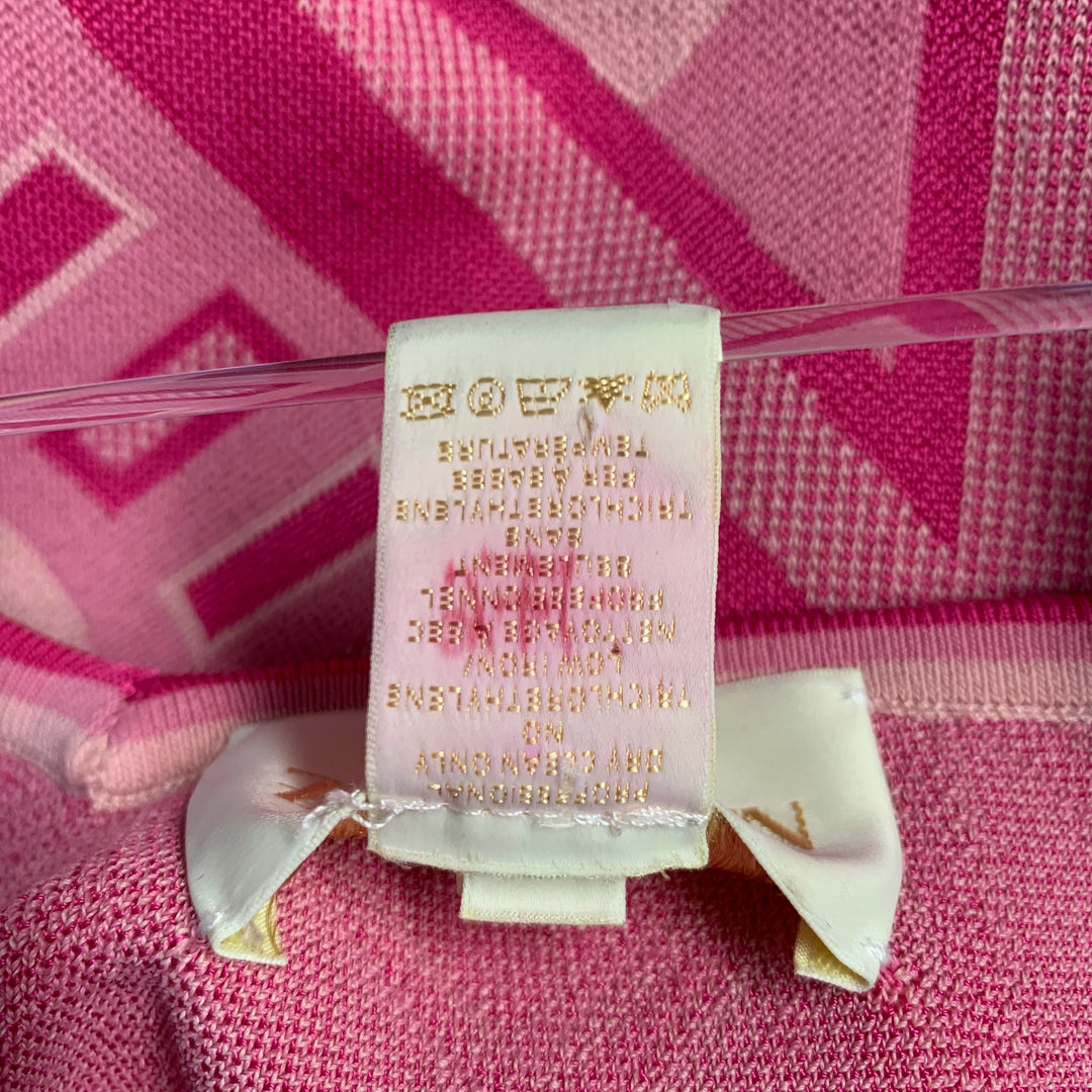 ZAC POSEN Size M Pink Fuchsia Rayon Blend Tank Dress