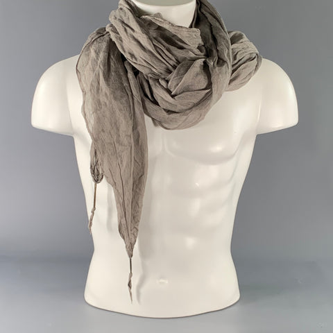 DAMIR DOMA Size One Size Grey Cashmere Scarf
