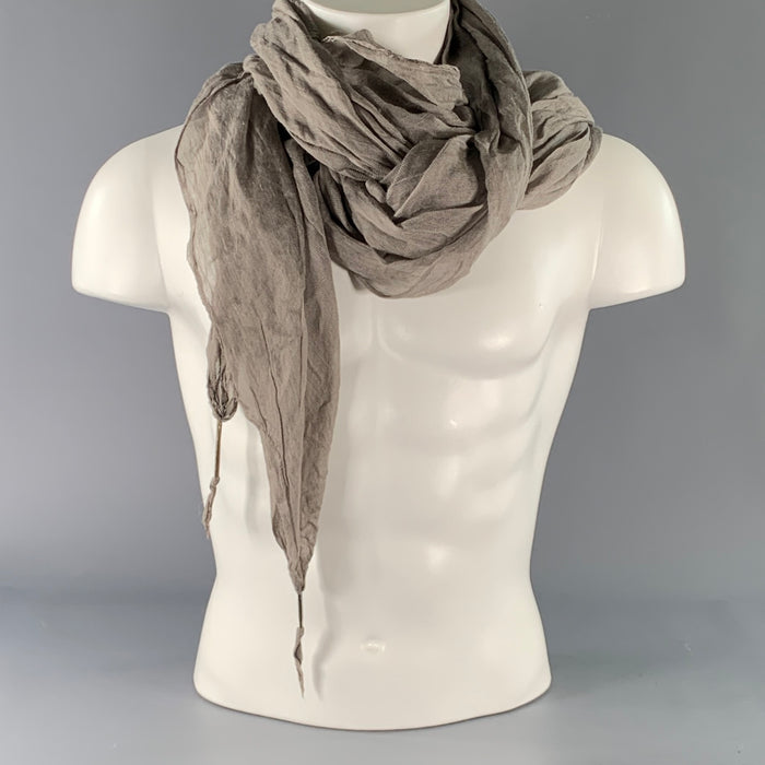 DAMIR DOMA Size One Size Grey Cashmere Scarf