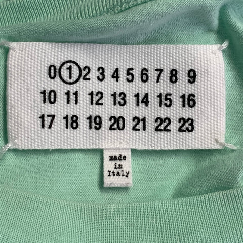 MAISON MARGIELA Size XS Green Mint Cotton Short Sleeve T-shirt