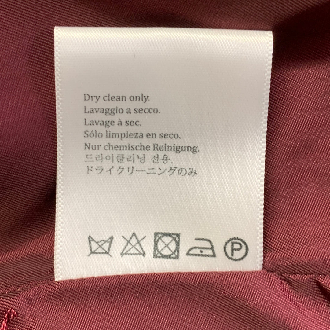 SIES MARJAN Size 36 Mustard Yellow Twill Virgin Wool Contrast Stitch Sport Coat