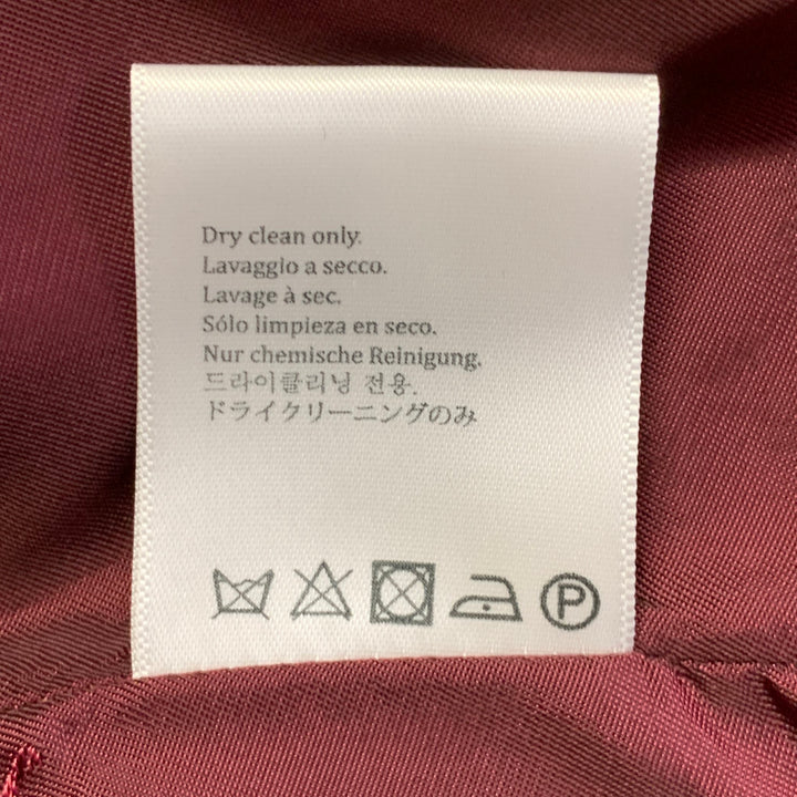 SIES MARJAN Size 36 Mustard Yellow Twill Virgin Wool Contrast Stitch Sport Coat