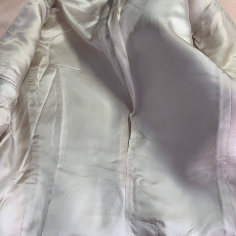 ALEXANDER MCQUEEN SS21 Size 36 Pink Black X-Ray Viscose Notch Lapel Sport Coat