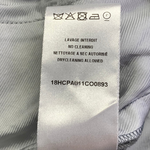 NINA RICCI Size S Grey Cotton Blend Corduroy Slim Fit Casual Pants