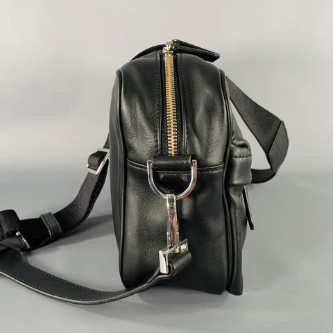 WANT LES ESSENTIELS DE LA VIE Black Leather Cross Body Bag
