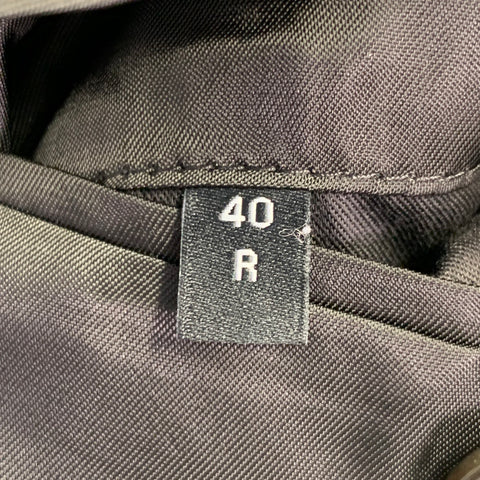 THEORY Size 40 Regular Morton Grey Charcoal Corduroy Cotton Blend Sport Coat