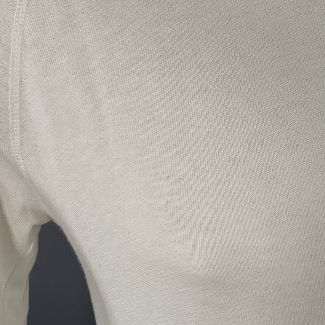 JAMES PERSE Size S White Cotton Crew Neck Sweatshirt