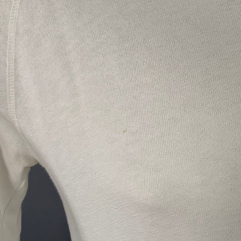 JAMES PERSE Size S White Cotton Crew Neck Sweatshirt
