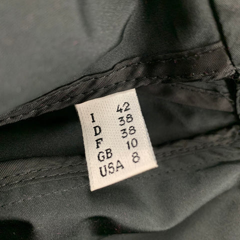 JEAN PAUL GAULTIER Taille 8 Trench long en soie polyester noir