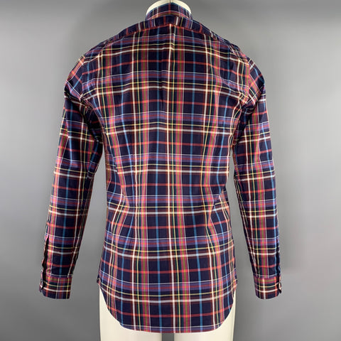PS by PAUL SMITH Size M Purple Navy & Multi color Plaid Long Sleeve Shirt