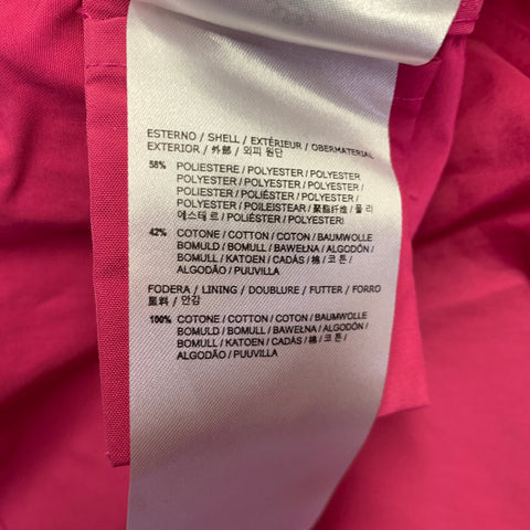 BARACUTA Size 42 Pink Fuchsia Polyester Cotton Shirt Jacket Jacket