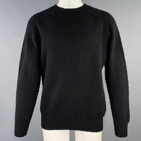 YMC Size M Suededhead Black Wool Crew Neck Sweater