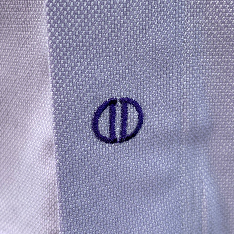 DAVID DONAHUE Size XXL Purple Lilac Woven Cotton Spread Collar Long Sleeve Shirt