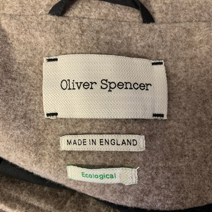 OLIVER SPENCER Size M Brown Wool Car Coat