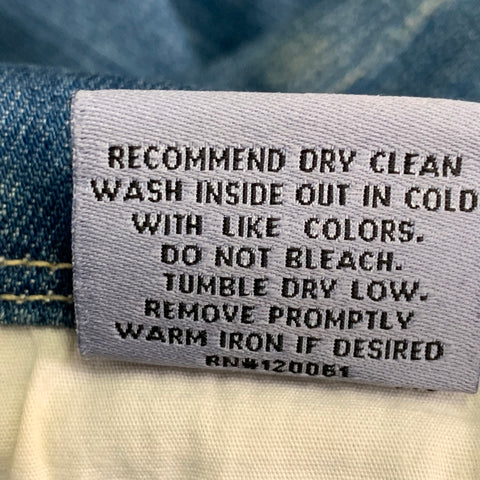 ARISTOCRAT Size 29 Blue Cotton Blend Washed Five Pockets Flared Jeans