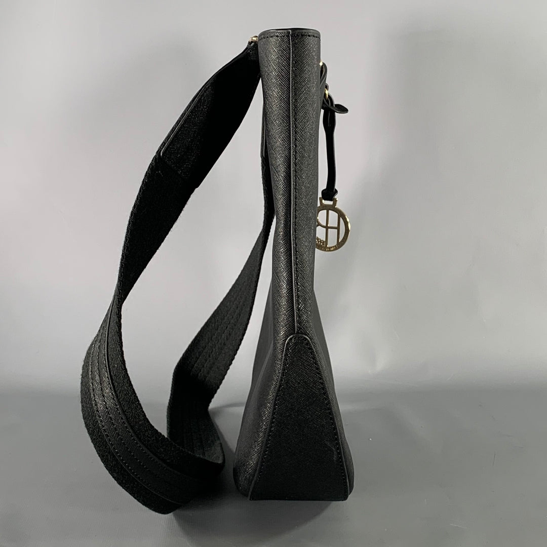 HENRI BENDEL Black Saffiano Leather Hobo Bags