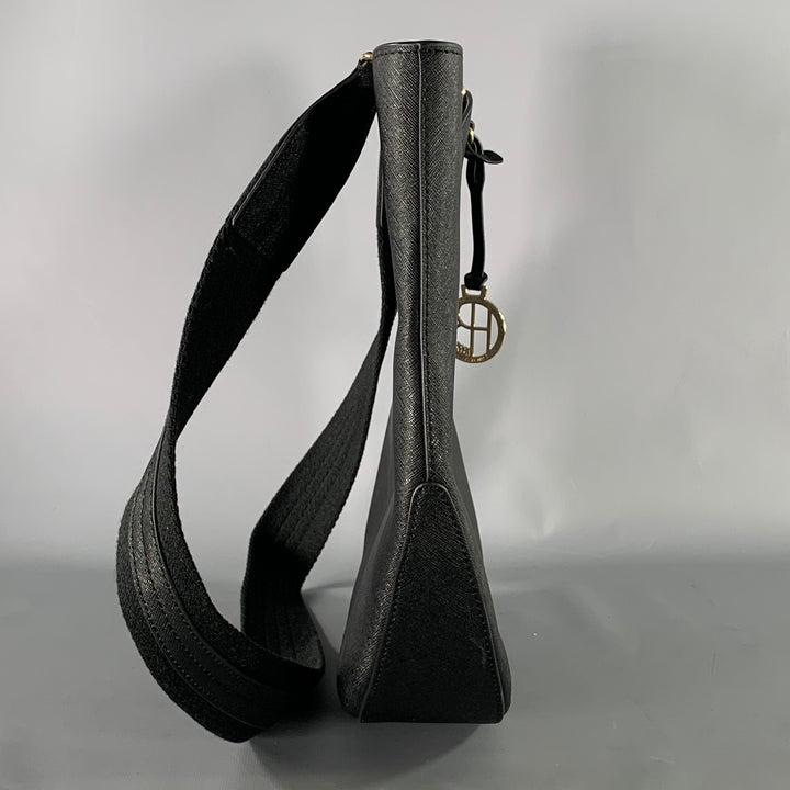 HENRI BENDEL Black Saffiano Leather Hobo Bags