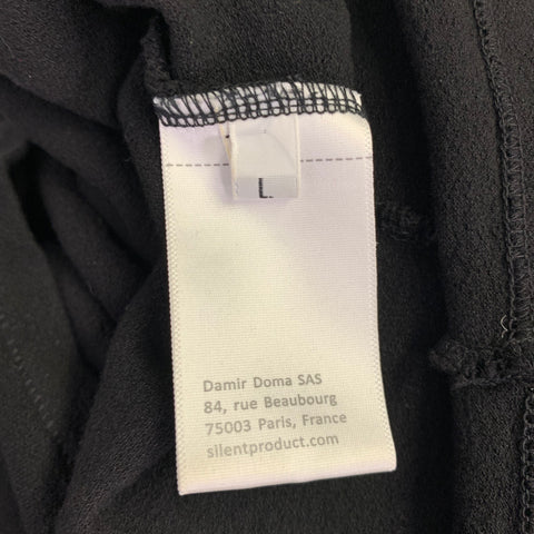 Robe manches longues DAMIR DOMA Taille L Noir Mélange Viscose