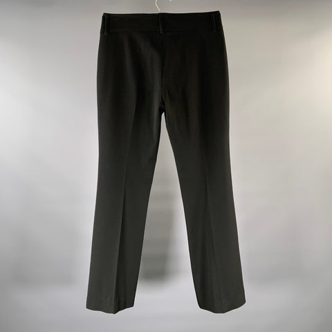 VERTIGO Size M Black Gold Stretch Twill Dress Pants