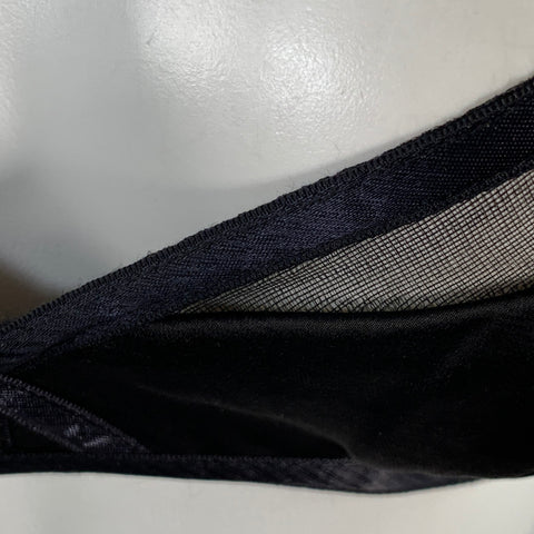 ZIMMERMANN Taille 0 Robe-top bralette noire en mélange de viscose à tissus mélangés