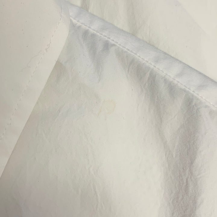 GOLDWIN Size L White Polyester One Pocket Long Sleeve Shirt