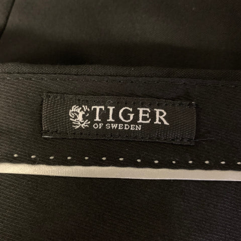 TIGER Size 32 Black Wool Blend Dress Pants