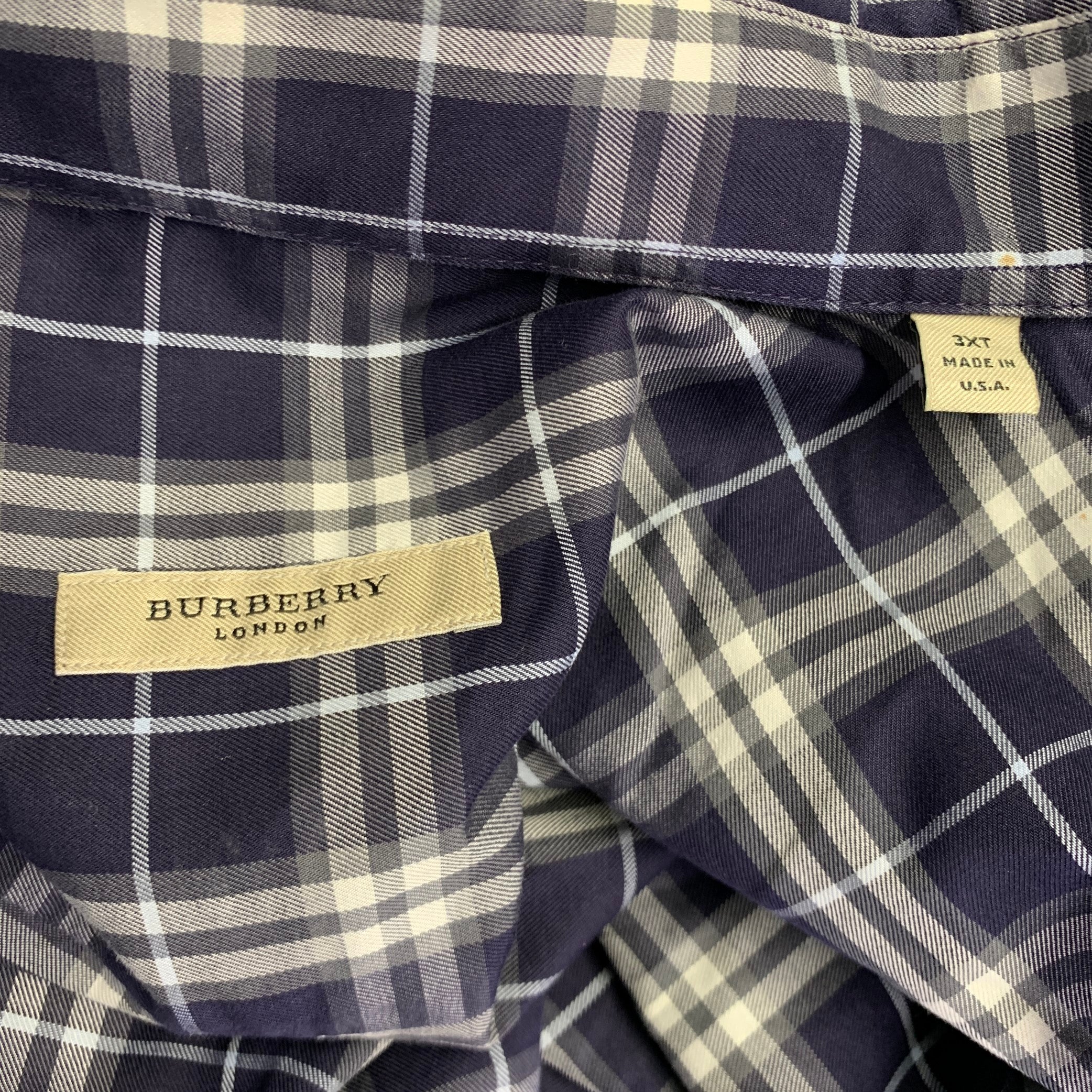 Fashion burberry shirt xxxl