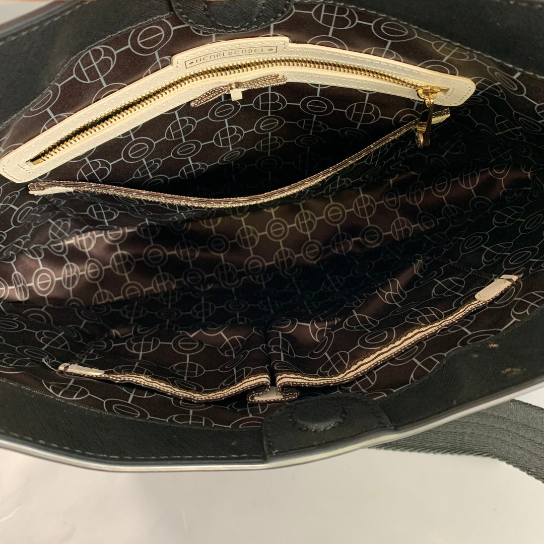 HENRI BENDEL Black Saffiano Leather Hobo Bags