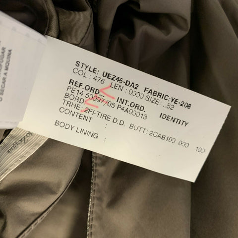 ERMENEGILDO ZEGNA Chest Size 42 Size L Grey Brown Wool & Silk Zip Up Vest
