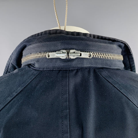 MARC by MARC JACOBS Taille S Manteau zippé en coton noir