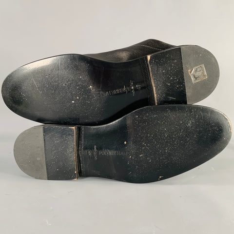 PIERRE HARDY Size 12 Black Leather Slip On Loafers