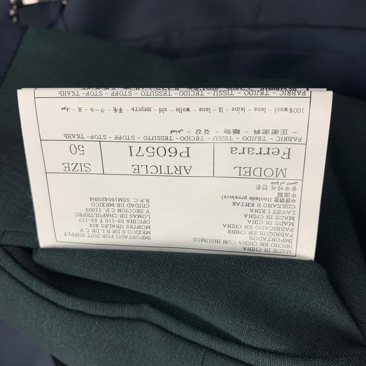 SUITSUPPLY Size 40 Forest Green Wool Buttoned Vest