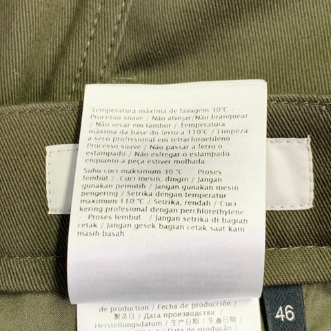 VALENTINO Size 30 Olive Neon Cotton Cargo Pockets Casual Pants